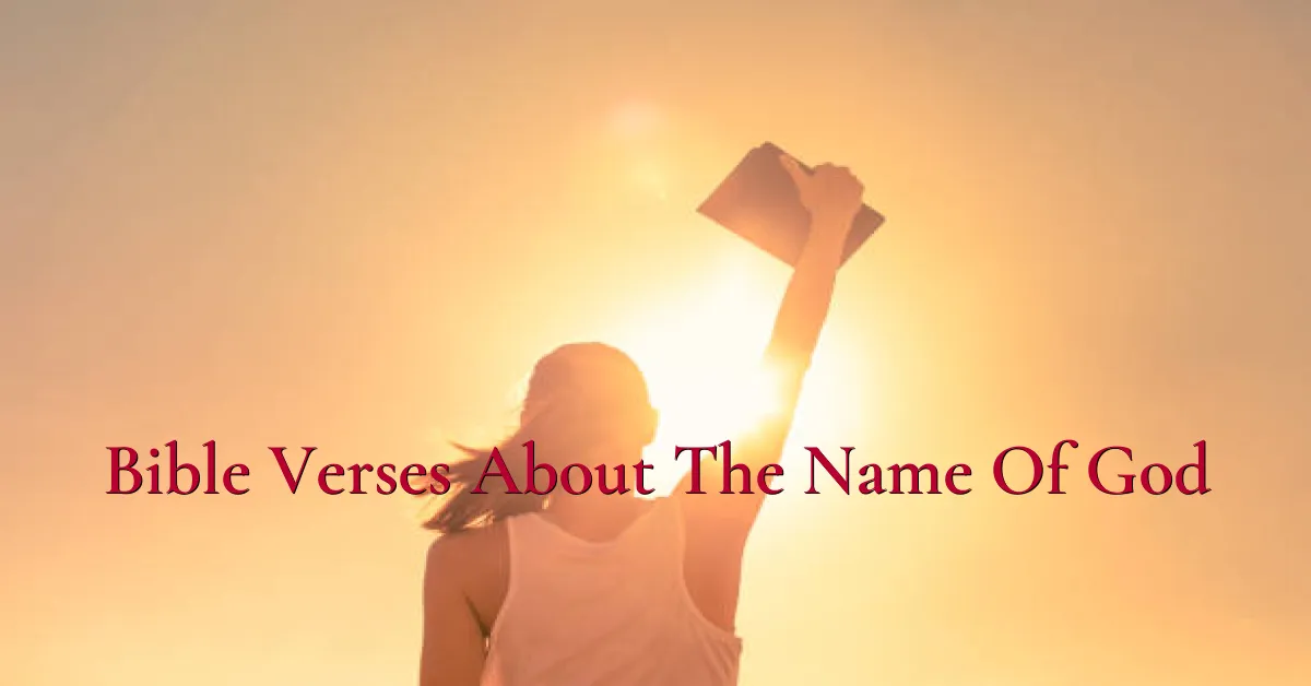 Bible Verses About The Name Of God