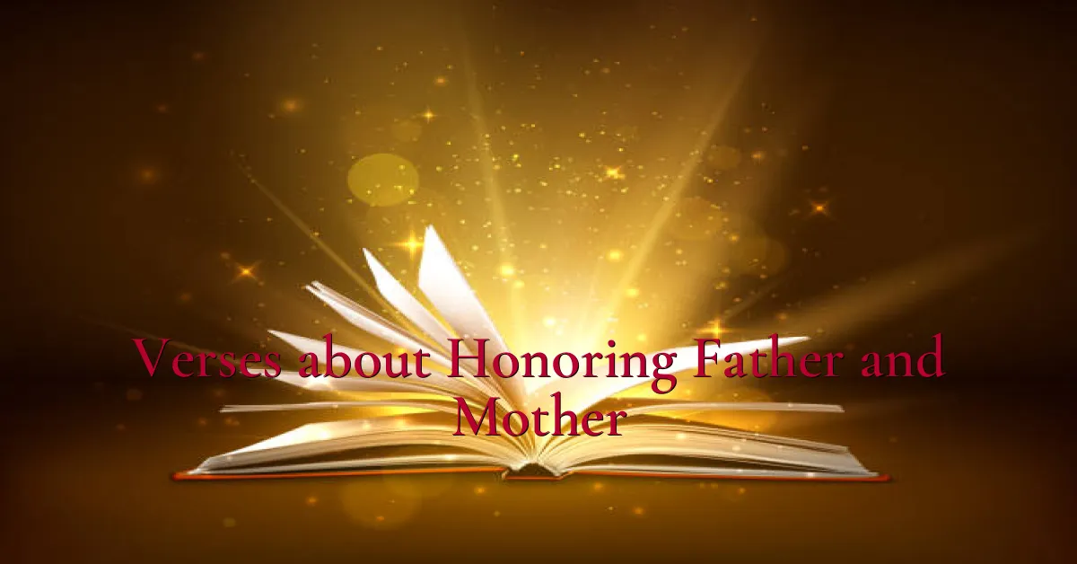 Verses about Honoring Father and Mother